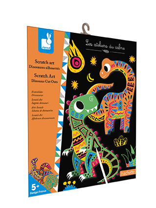 J07889_Janod_vyskrabovacie_obrazky_dinosaury_kreativna_sada_mini_01
