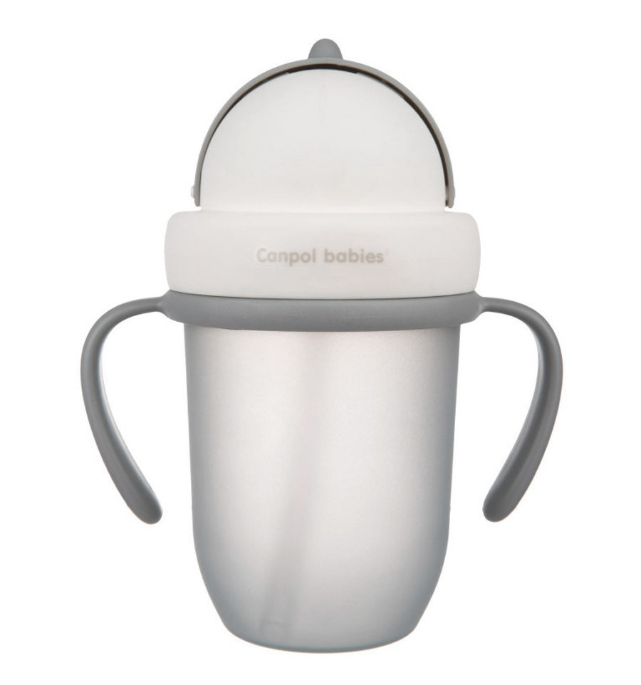 canpol-babies-hrncek-so-silikonovou-slamkou-210-ml-9m-flip-top-matna-siva-6