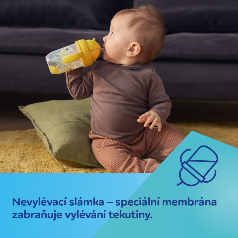 canpol-babies-netecuci-hrncek-so-slamkou-so-zavazim-270ml-6m-exotic-animals-zlty (9)